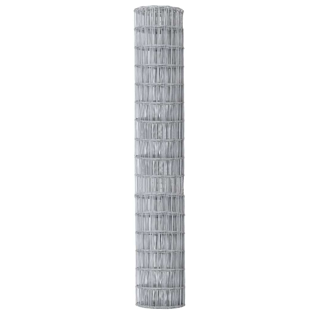 vidaXL Euro Fence 1.5x10 μ Γαλβανισμένο ατσάλι