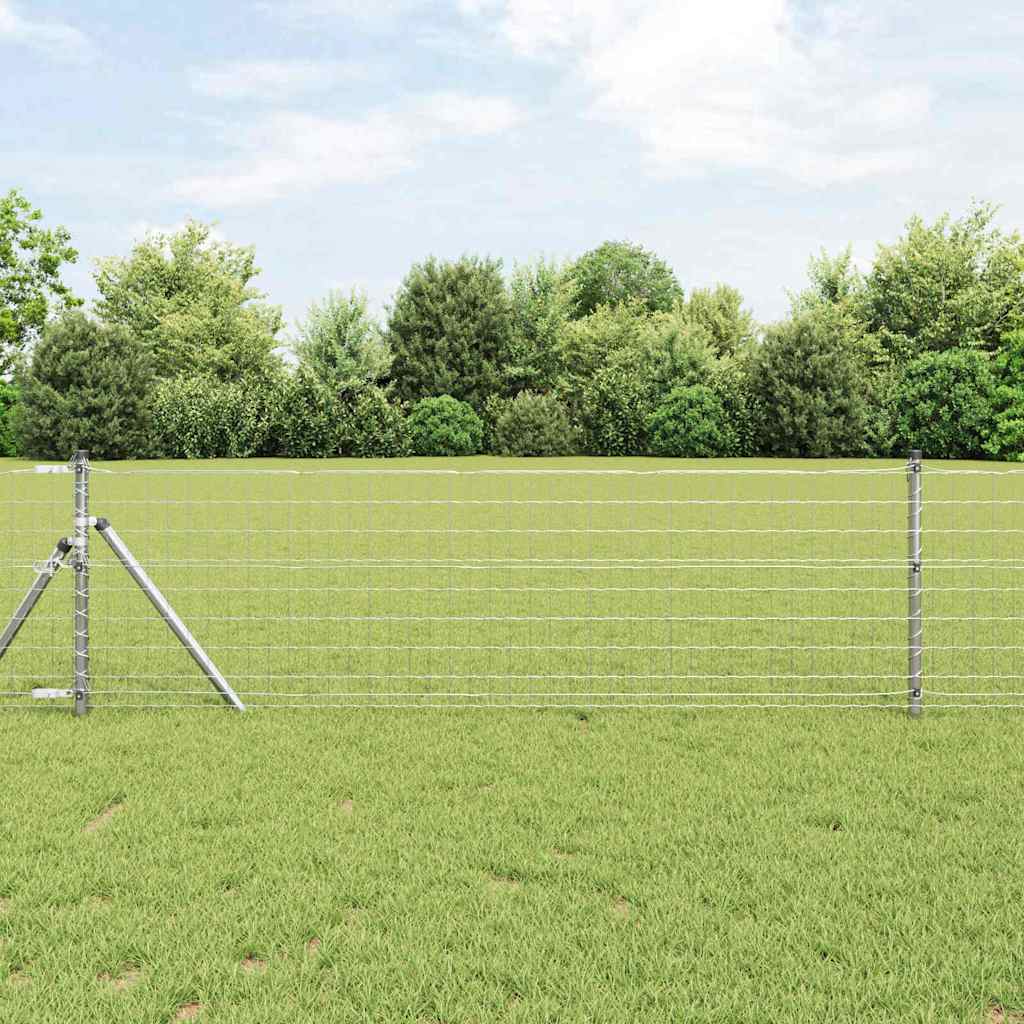 vidaXL Euro Fence 0.8x25 m Γαλβανισμένο Ατσάλι