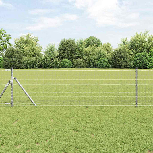 vidaXL Euro Fence 0.8x25 m Γαλβανισμένο Ατσάλι
