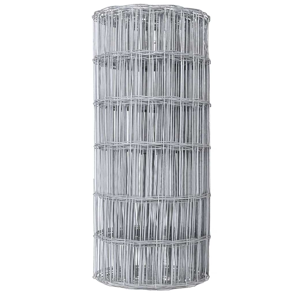 vidaXL Euro Fence 0.8x25 μ Γαλβανισμένο ατσάλι