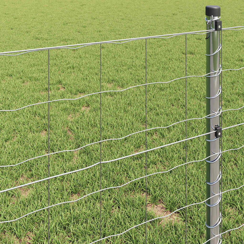 vidaXL Ευρωπαϊκός Φράκτης 0.8x25 μ Γαλβανισμένος Χάλυβας