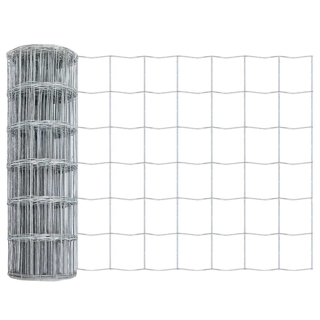 vidaXL Φράχτης Εuro 0,8 x 25 m Σίδηρος με επικάλυψη PVC