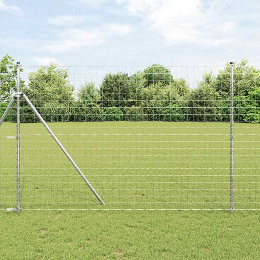 vidaXL Euro Fence 1.5x10 μ Γαλβανισμένος Χάλυβας