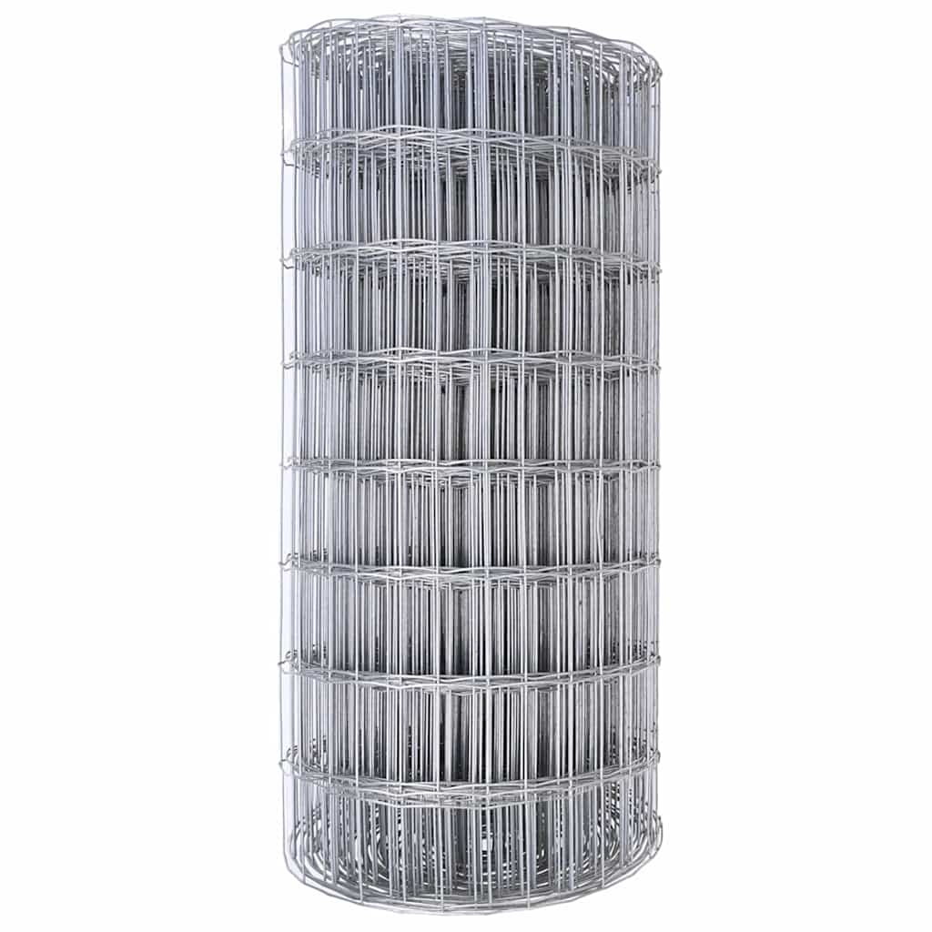 vidaXL Ευρωπαϊκός Φράκτης 0.6x25 μ Γαλβανισμένο ατσάλι