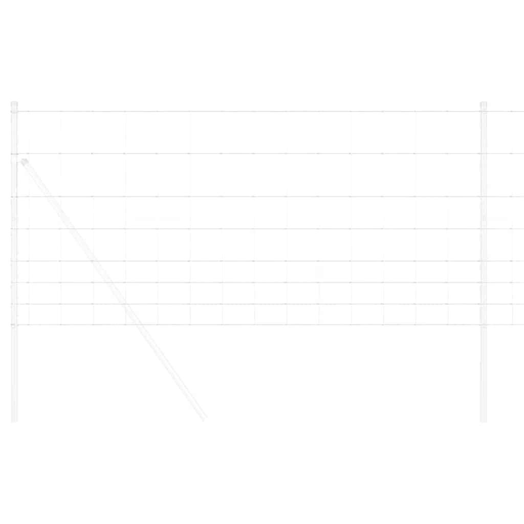 vidaXL Περίφραξη αγρού Γκρι 1 x 10 m Ατσάλι