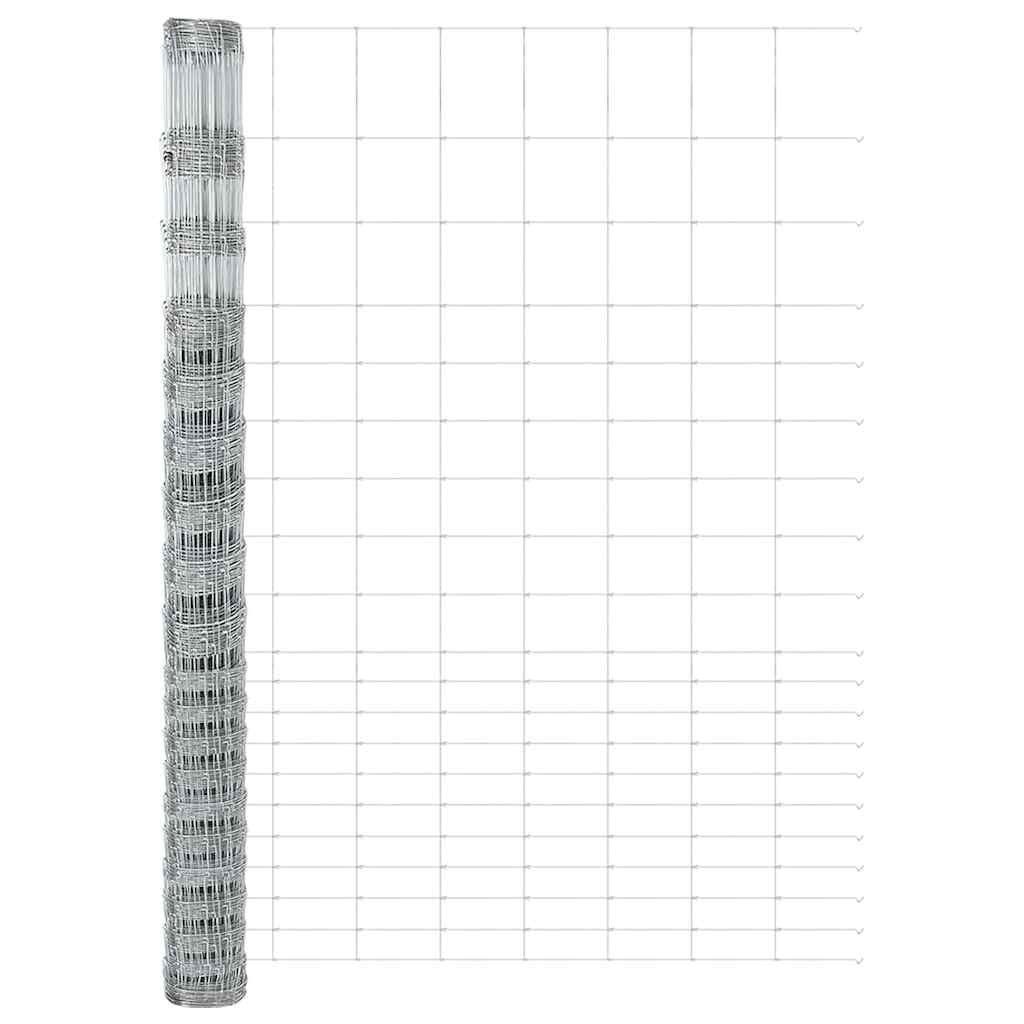 vidaXL Περίφραξη αγρού Γκρι 1.6 x 10 m Ατσάλι