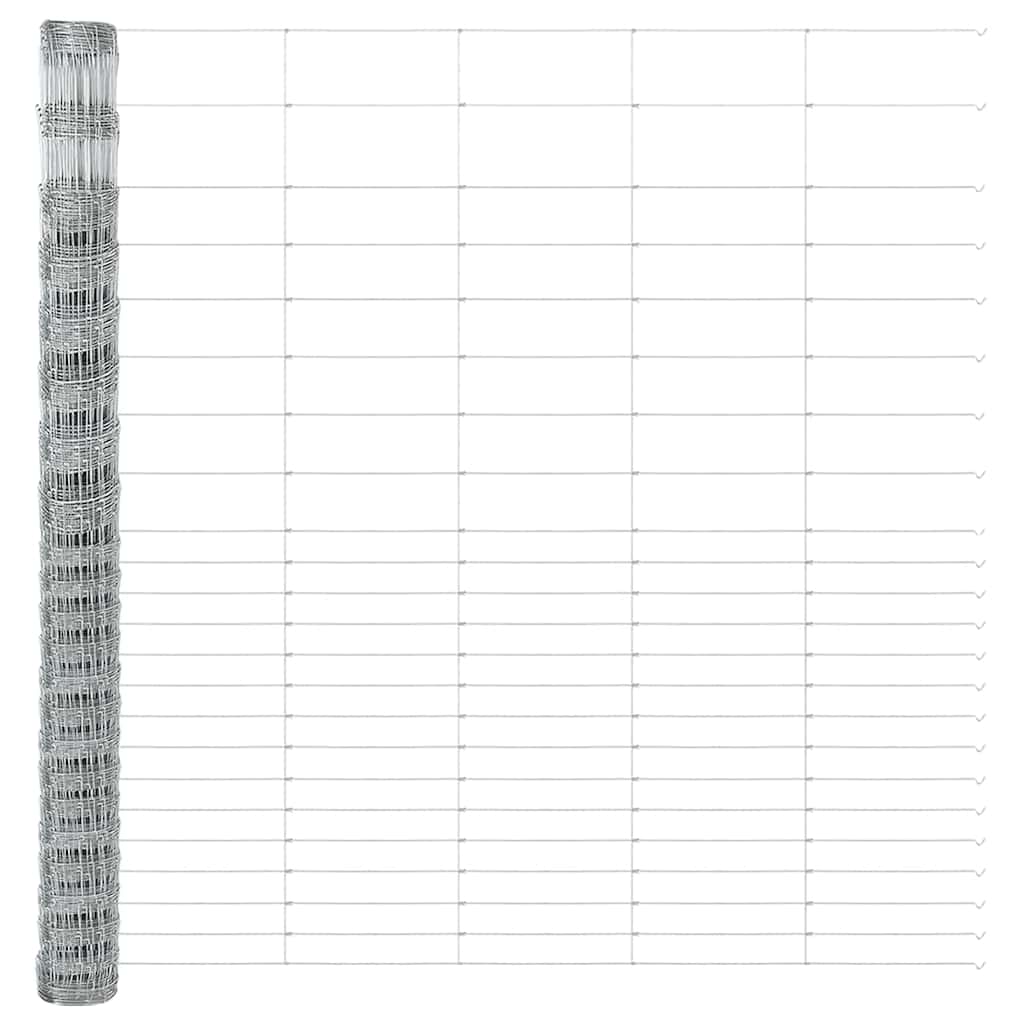 vidaXL Περίφραξη αγρού Γκρι 1.6 x 10 m Ατσάλι