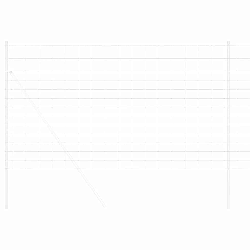 vidaXL Περίφραξη αγρού Ασημί 25 x 1.4 μ Γαλβανισμένος χάλυβας