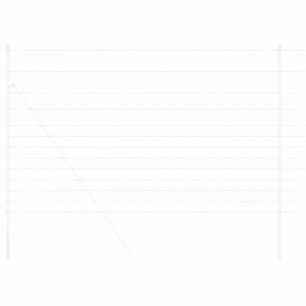 vidaXL Περίφραξη αγρού Ασημί 25 x 1.5 m Γαλβανισμένος χάλυβας