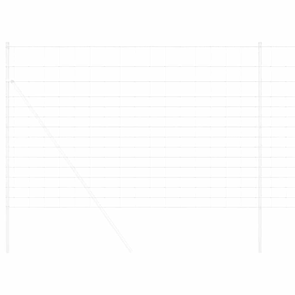 vidaXL Περίφραξη αγρού Ασημί 25 x 1.6 μ Γαλβανισμένος χάλυβας