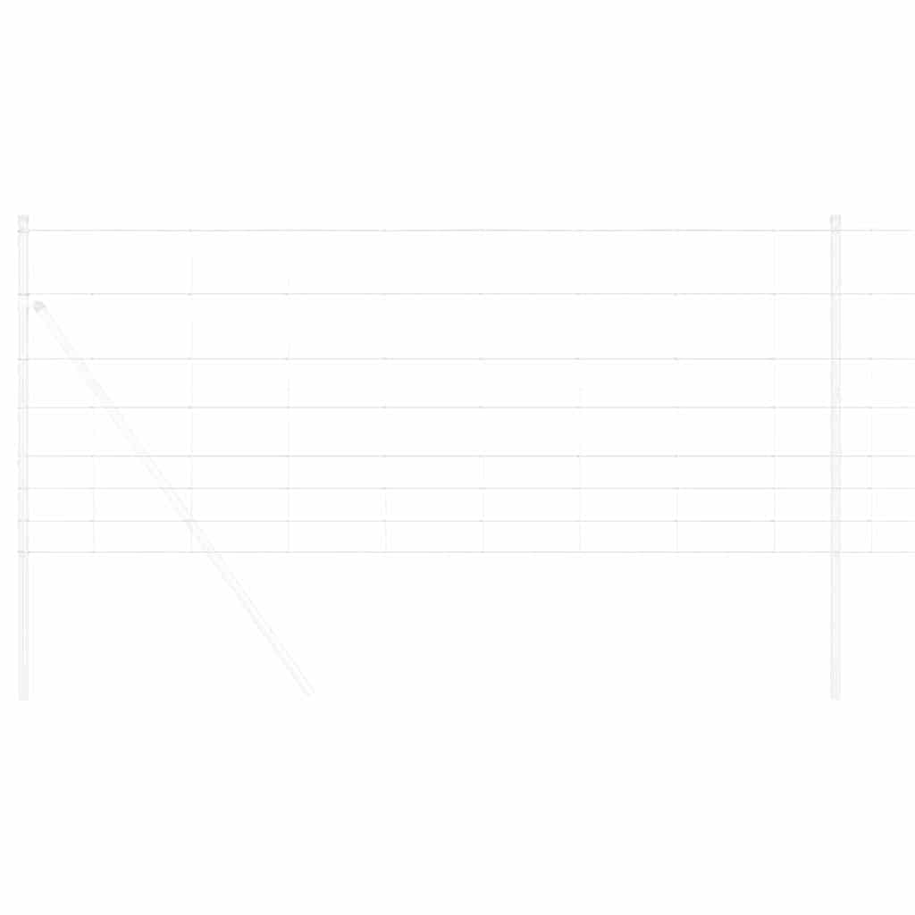 vidaXL Περίφραξη αγρού Ασημί 50 x 1 m Γαλβανισμένος χάλυβας