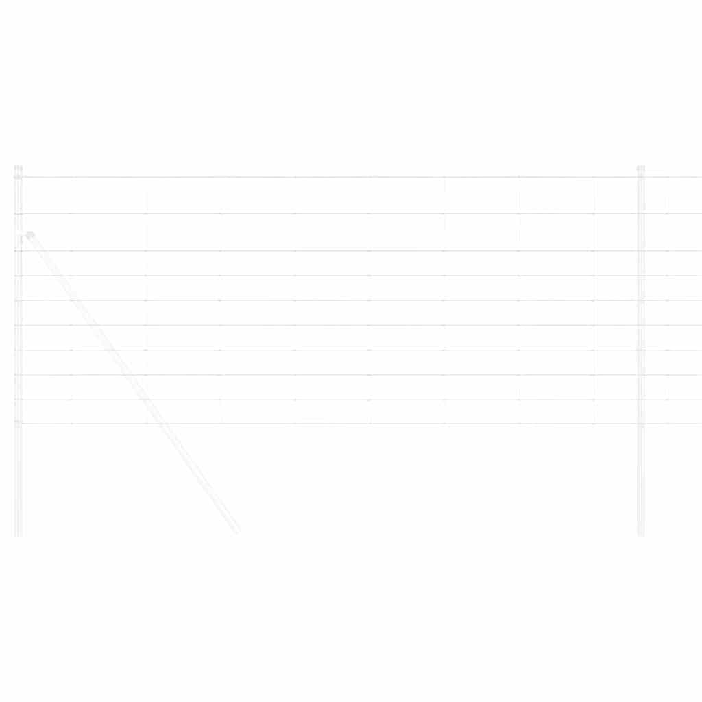 vidaXL Περίφραξη αγρού Ασημί 50 x 1 m Γαλβανισμένος χάλυβας