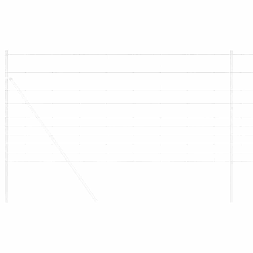 vidaXL Περίφραξη αγρού Ασημί 50 x 1.2 m Γαλβανισμένος χάλυβας