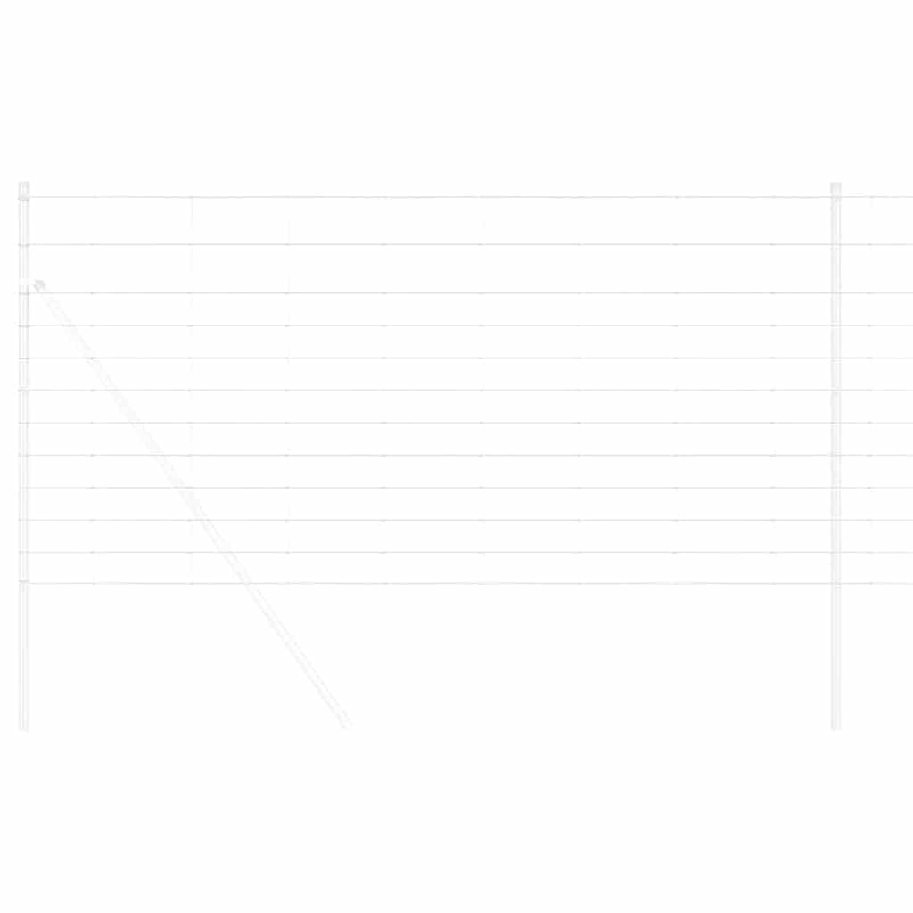 vidaXL Περίφραξη αγρού Ασημί 50 x 1.2 m Γαλβανισμένος χάλυβας