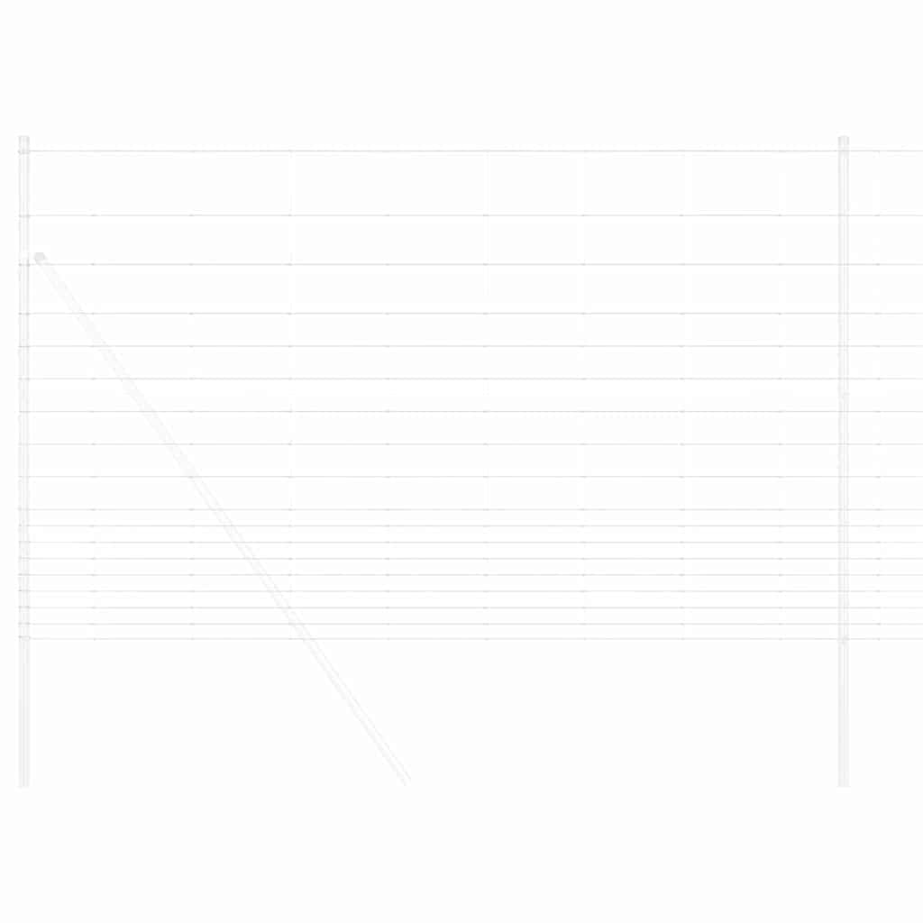 vidaXL Περίφραξη αγρού Ασημί 50 x 1.5 m Γαλβανισμένος χάλυβας