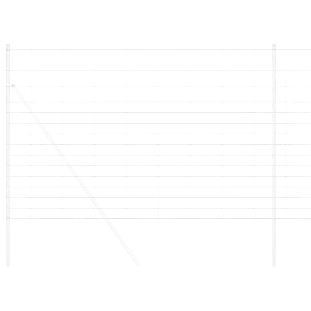 vidaXL Περίφραξη αγρού Ασημί 50 x 1.6 m Γαλβανισμένος χάλυβας