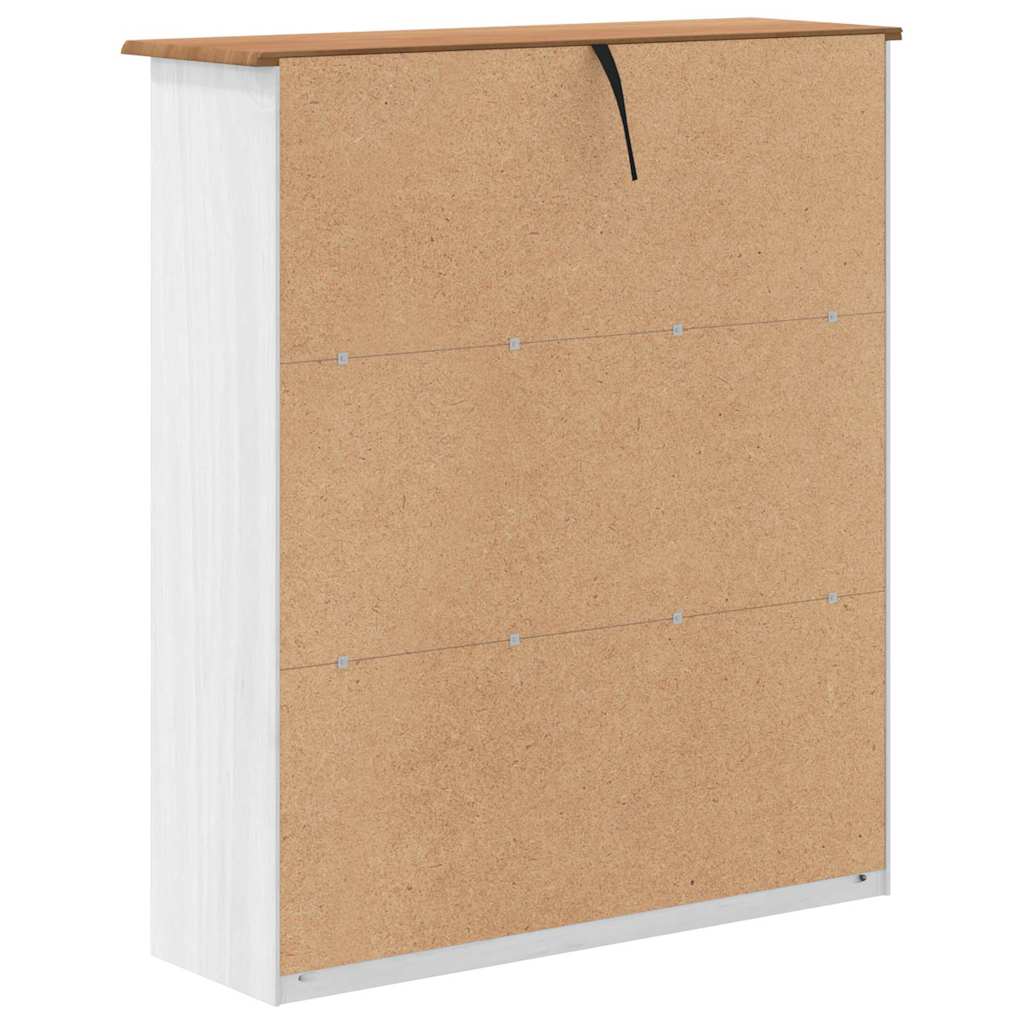 vidaXL Κλουβί "ASKIM" Λευκό 91x30x104 εκατοστά Στερεό Ξύλο Πετρελαίου