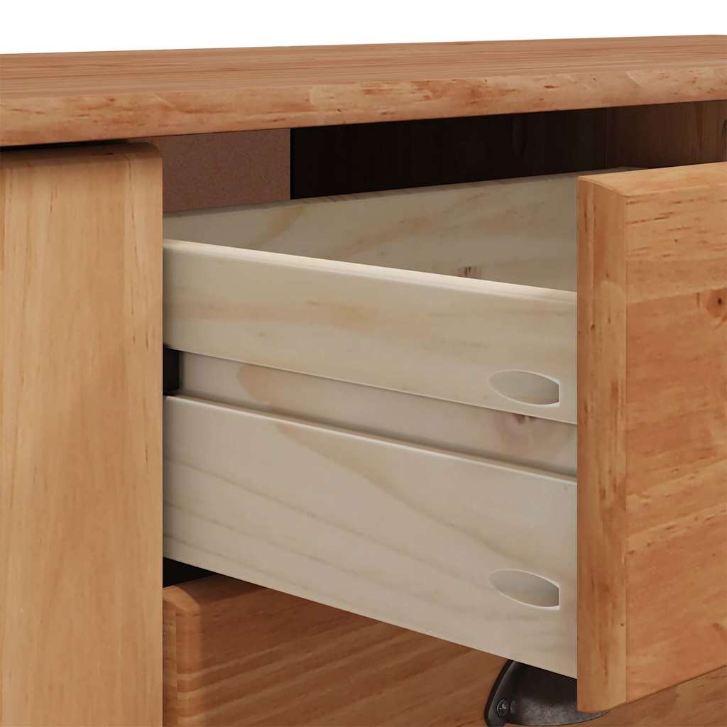 vidaXL Μπουφές "ASKIM" 133,5x40x79 εκ. Μασίφ ξύλο πεύκου