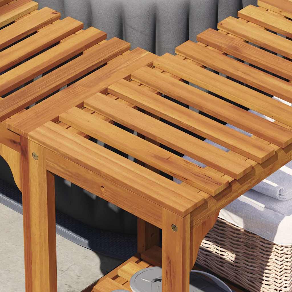 vidaXL Περίβλημα Τζακούζι Καστανό 250 x 250 cm