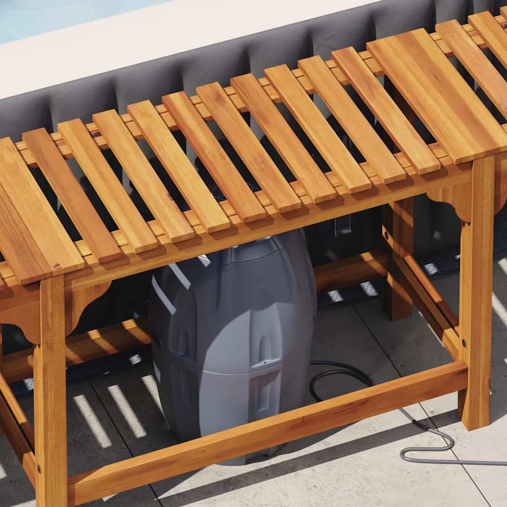 vidaXL Περίβλημα Τζακούζι Καστανό 250 x 250 cm