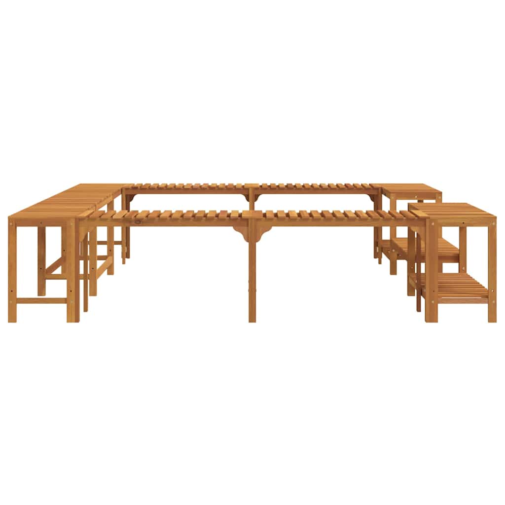 vidaXL Περίβλημα Τζακούζι Καστανό 250 x 250 cm