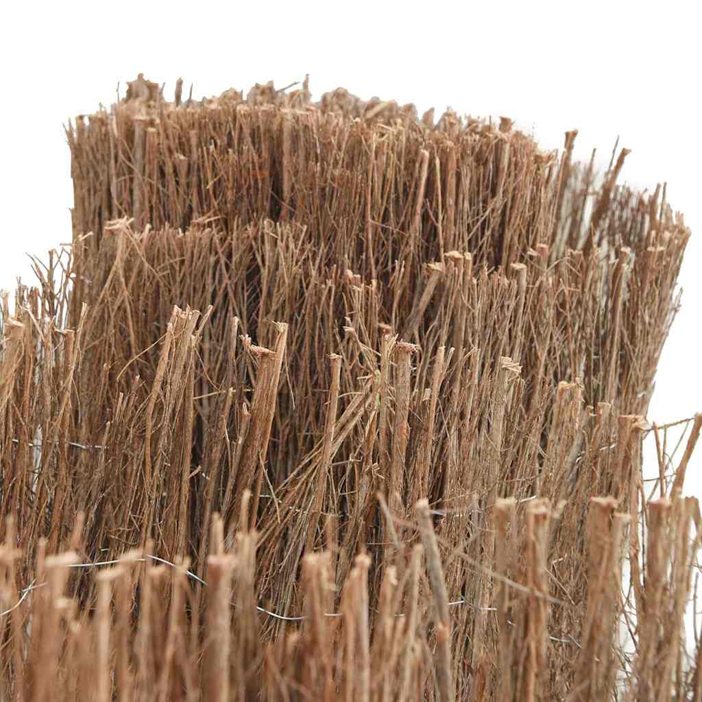 vidaXL Φράχτης από κλαδιά Καφέ 400 x 150 cm Ξύλινη Τρίχα