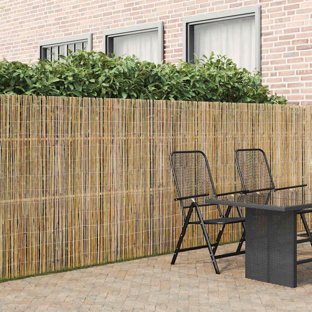 vidaXL Φράχτης Μπαμπού Φυσικό 600 x 150 cm Μπαμπού