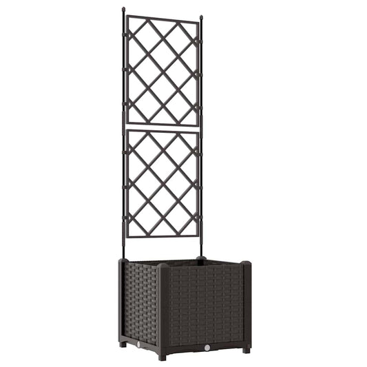 vidaXL Κηποτινάκι με Τρέλα Καφέ 40 x 40 x 143 εκ. PP