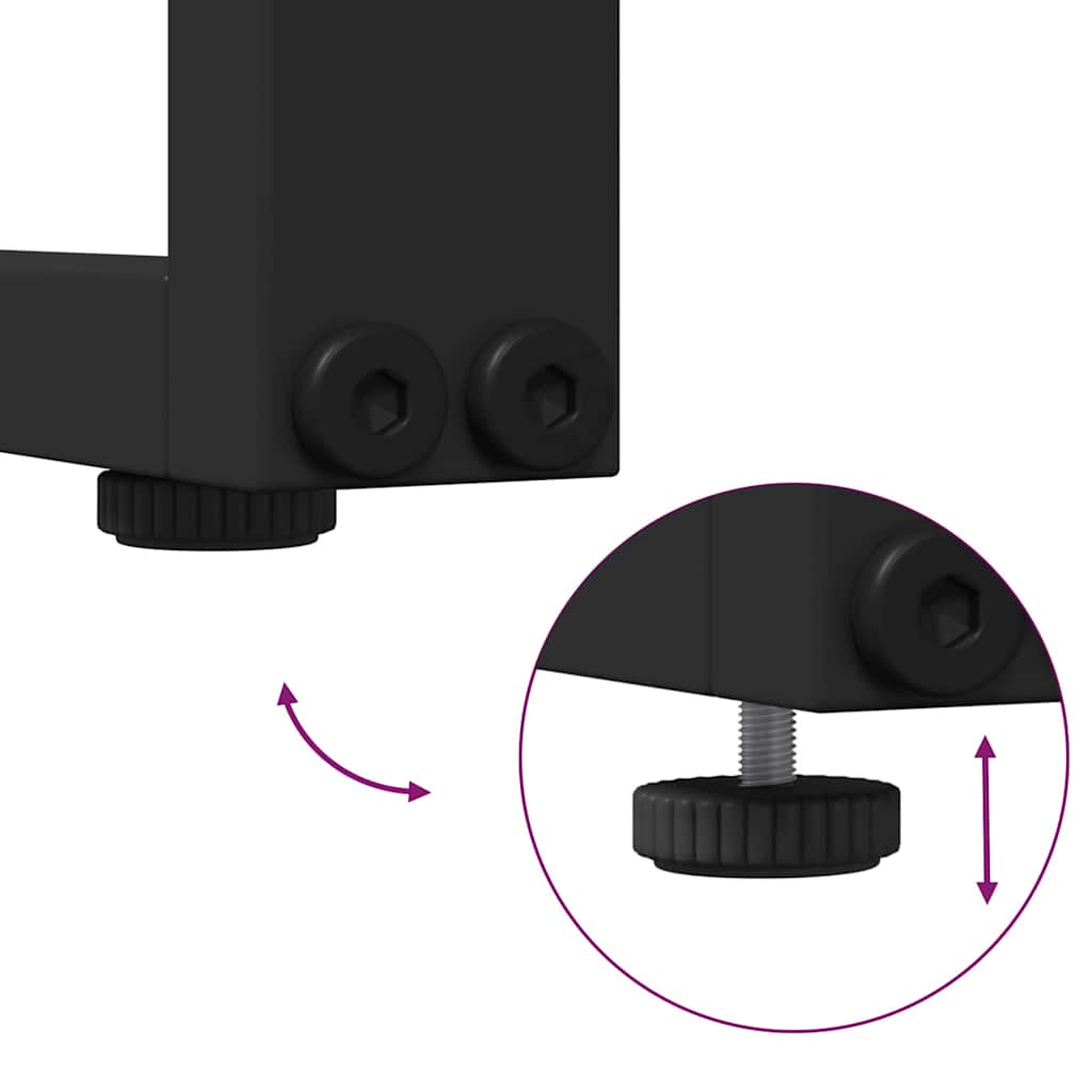 vidaXL Σετ Καναπέ Κήπου 2 pcs Ανοιχτό γκρι Ατσάλι