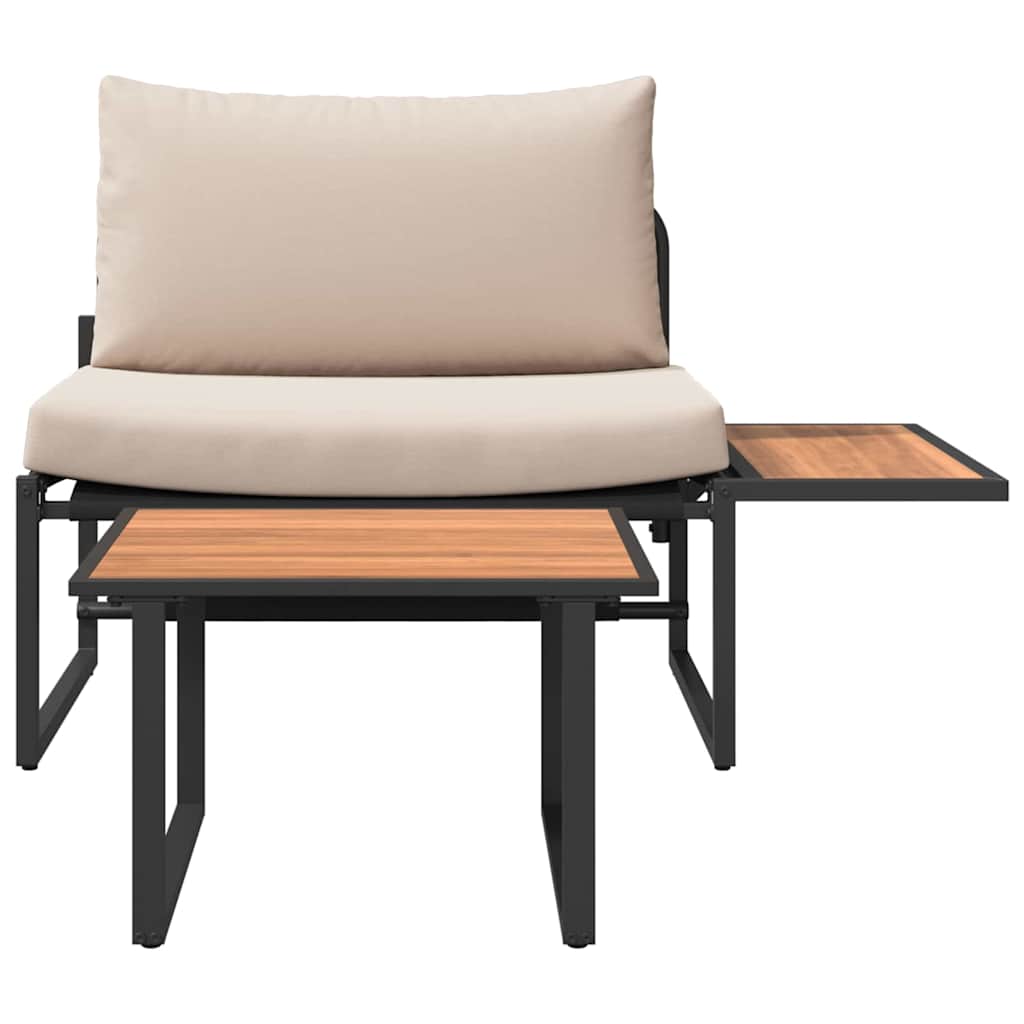 vidaXL Σαπούνι Κήπου Δύο Κομματιών με Μαξιλάρια Ταυρίνης