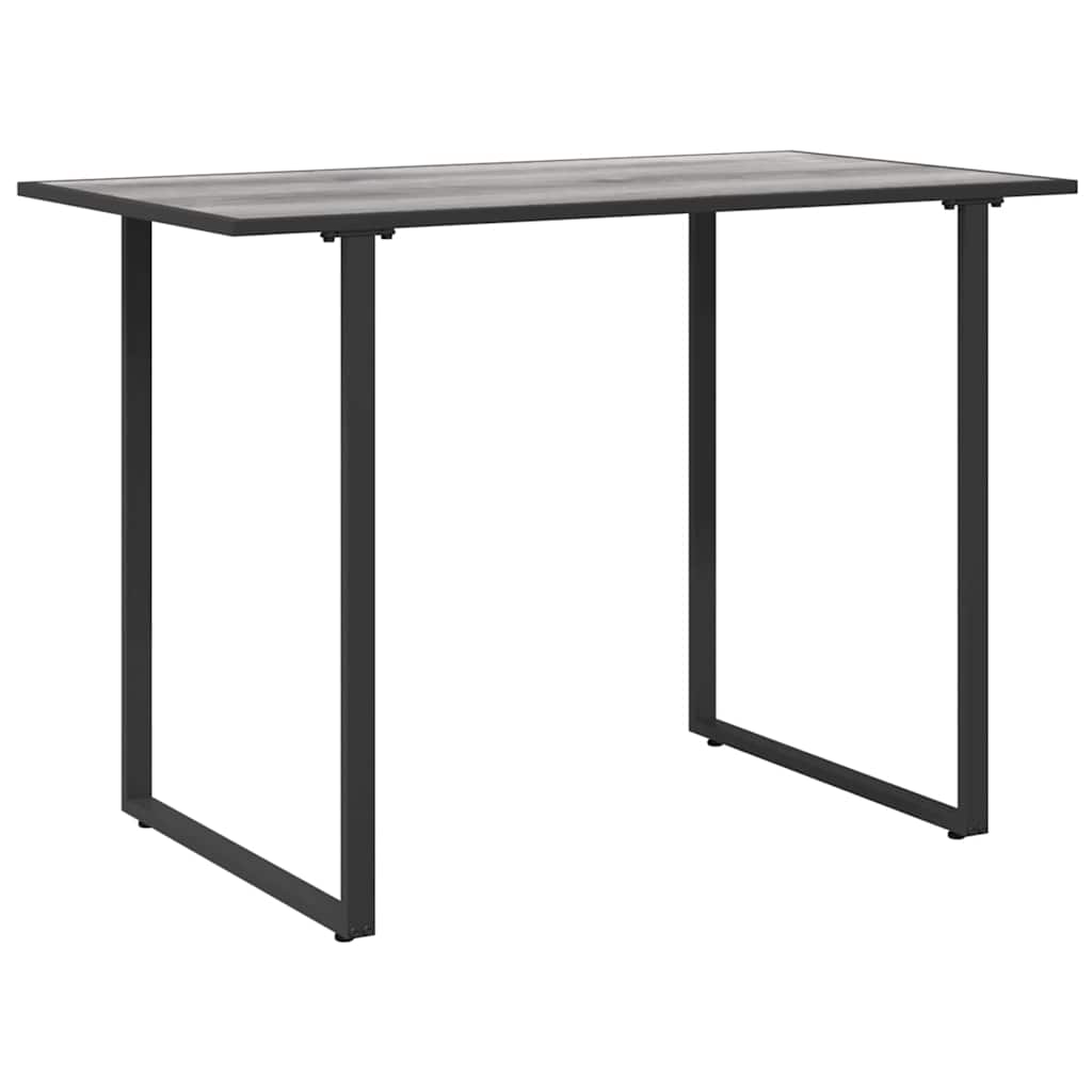 vidaXL Τραπέζι Κήπου Γκρι 100 x 55 x 70 εκ. Χάλυβας και DPC