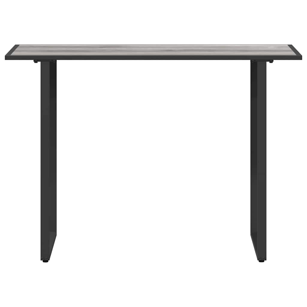 vidaXL Τραπέζι Κήπου Γκρι 100 x 55 x 70 εκ. Χάλυβας και DPC