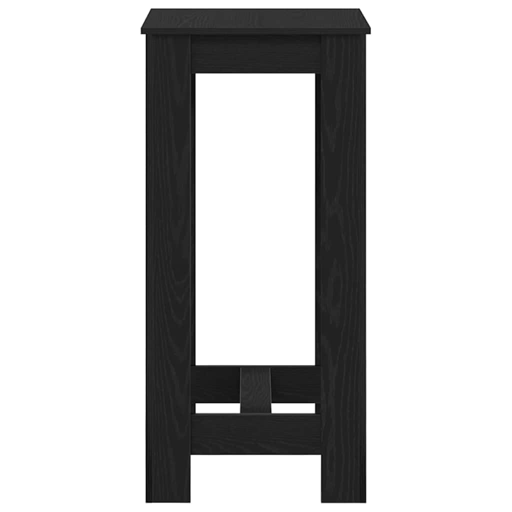 vidaXL Τραπέζι μπαρ Μαύρη Οξυά 51 x 50 x 103.5 εκ. Επεξεργασμένο ξύλο