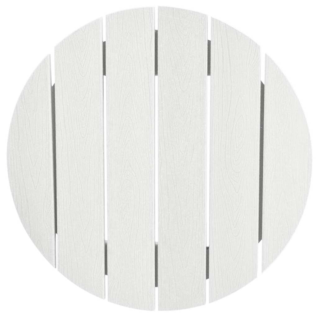 vidaXL Τραπέζι μπαρ Λευκό 55 x 55 x 107 cm HDPE