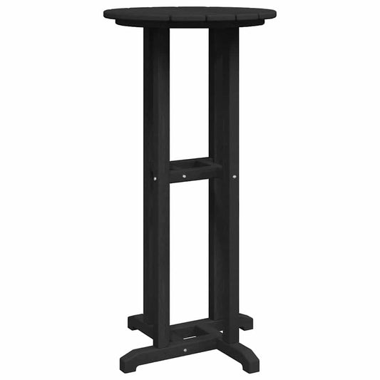 vidaXL Τραπέζι μπαρ Μαύρο 55 x 55 x 107 cm HDPE