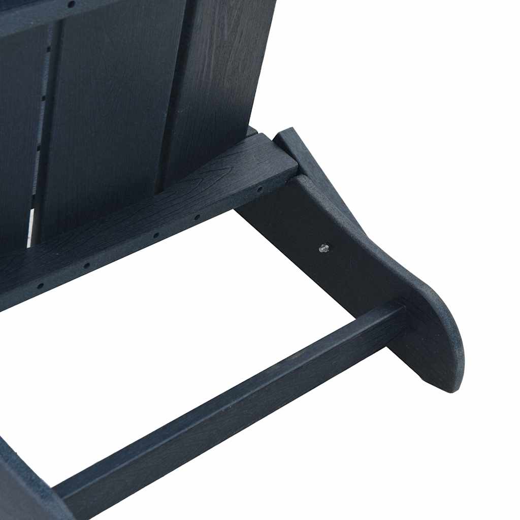 vidaXL Πτυσσόμενη Καρέκλα Adirondack Σκούρο μπλε 80,5 x 74,5 x 92 εκ