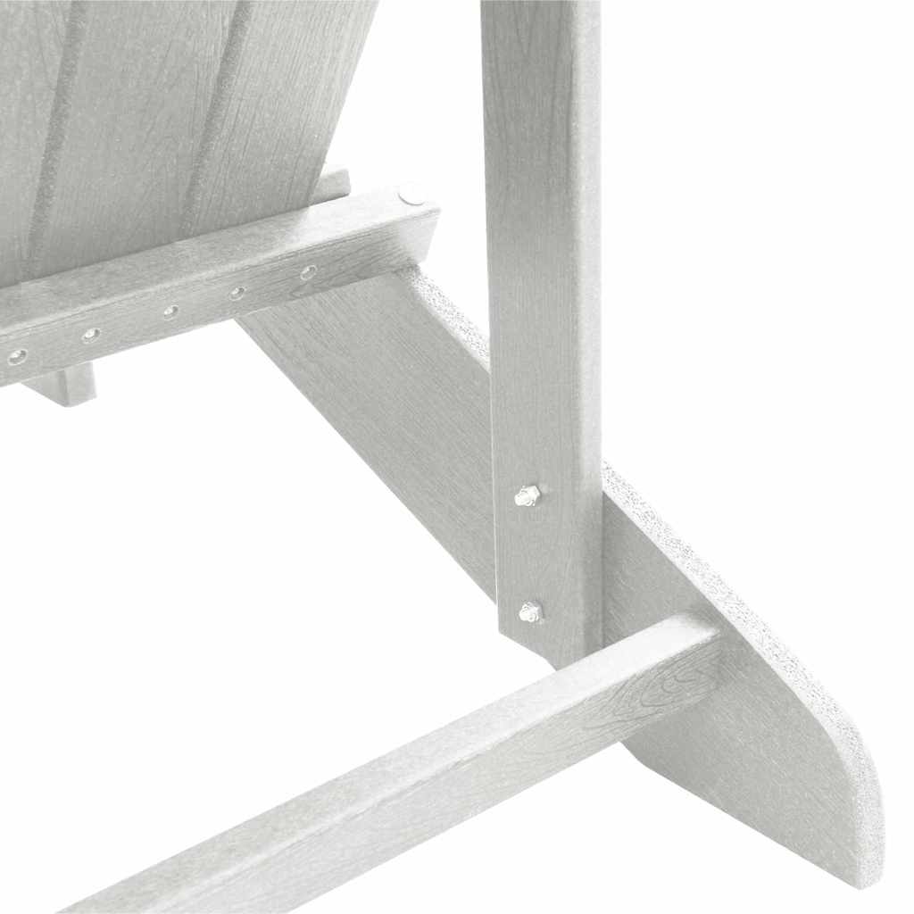 vidaXL Καρέκλα Adirondack Λευκό 82 x 74 x 92 εκ. HDPE