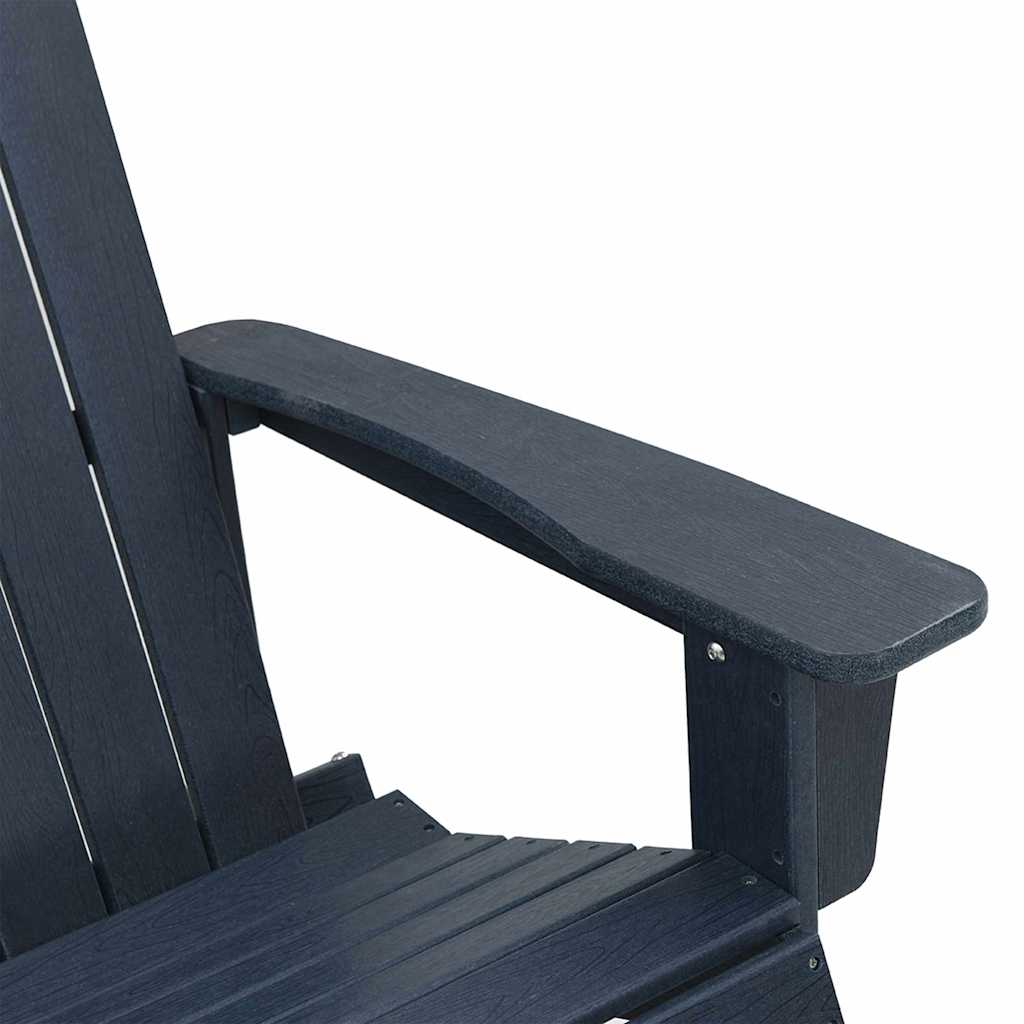 vidaXL Καθιστική Καρέκλα Ροκ Adirondack Σκούρο μπλε 92 x 73,5 x 92 εκ