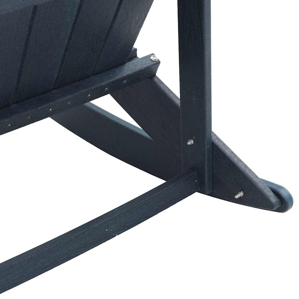 vidaXL Καθιστική Καρέκλα Ροκ Adirondack Σκούρο μπλε 92 x 73,5 x 92 εκ