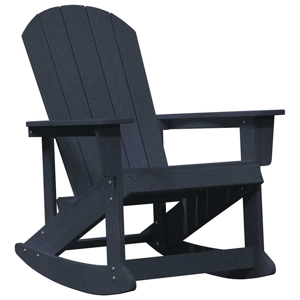 vidaXL Καθιστική Καρέκλα Ροκ Adirondack Σκούρο μπλε 92 x 73,5 x 92 εκ