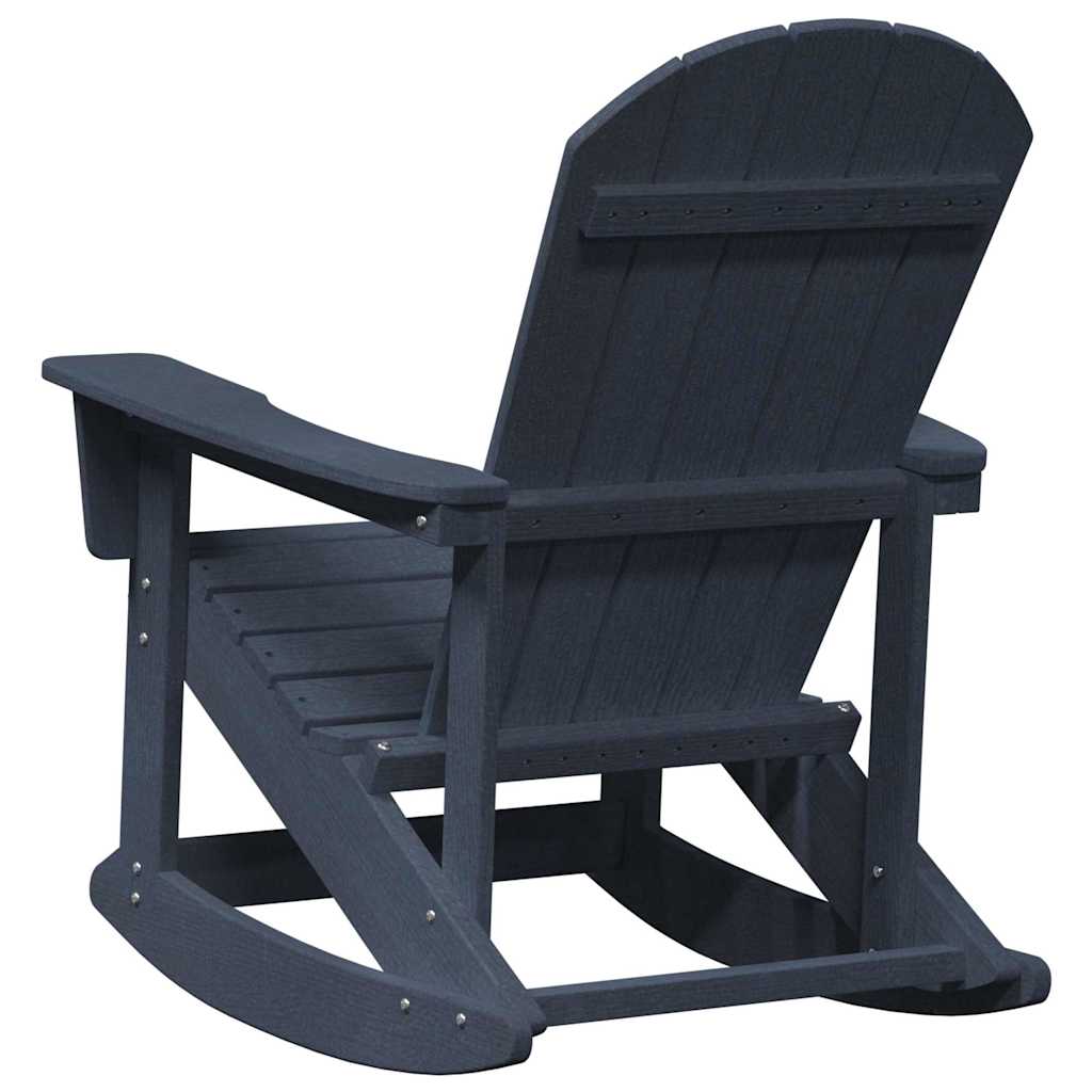 vidaXL Καθιστική Καρέκλα Ροκ Adirondack Σκούρο μπλε 92 x 73,5 x 92 εκ