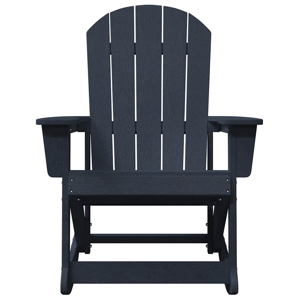 vidaXL Καθιστική Καρέκλα Ροκ Adirondack Σκούρο μπλε 92 x 73,5 x 92 εκ