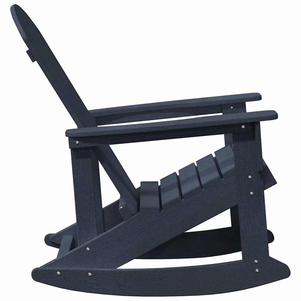 vidaXL Καθιστική Καρέκλα Ροκ Adirondack Σκούρο μπλε 92 x 73,5 x 92 εκ