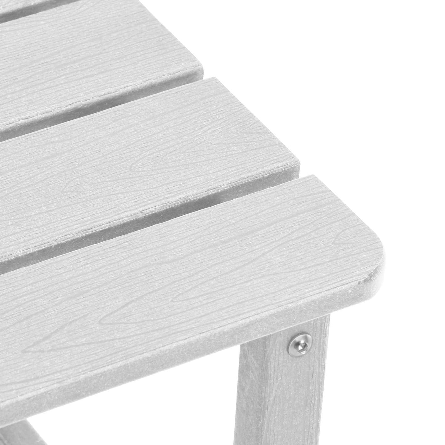 vidaXL Τραπεζάκι Πλευράς Λευκό 38 x 38 x 46 εκ. Πολυαιθυλένιο
