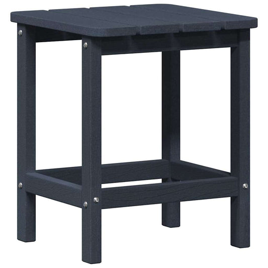 vidaXL Πλευρικό Τραπέζι Adirondack Ναυτικό μπλε 38 x 38 x 46 εκ. HDPE