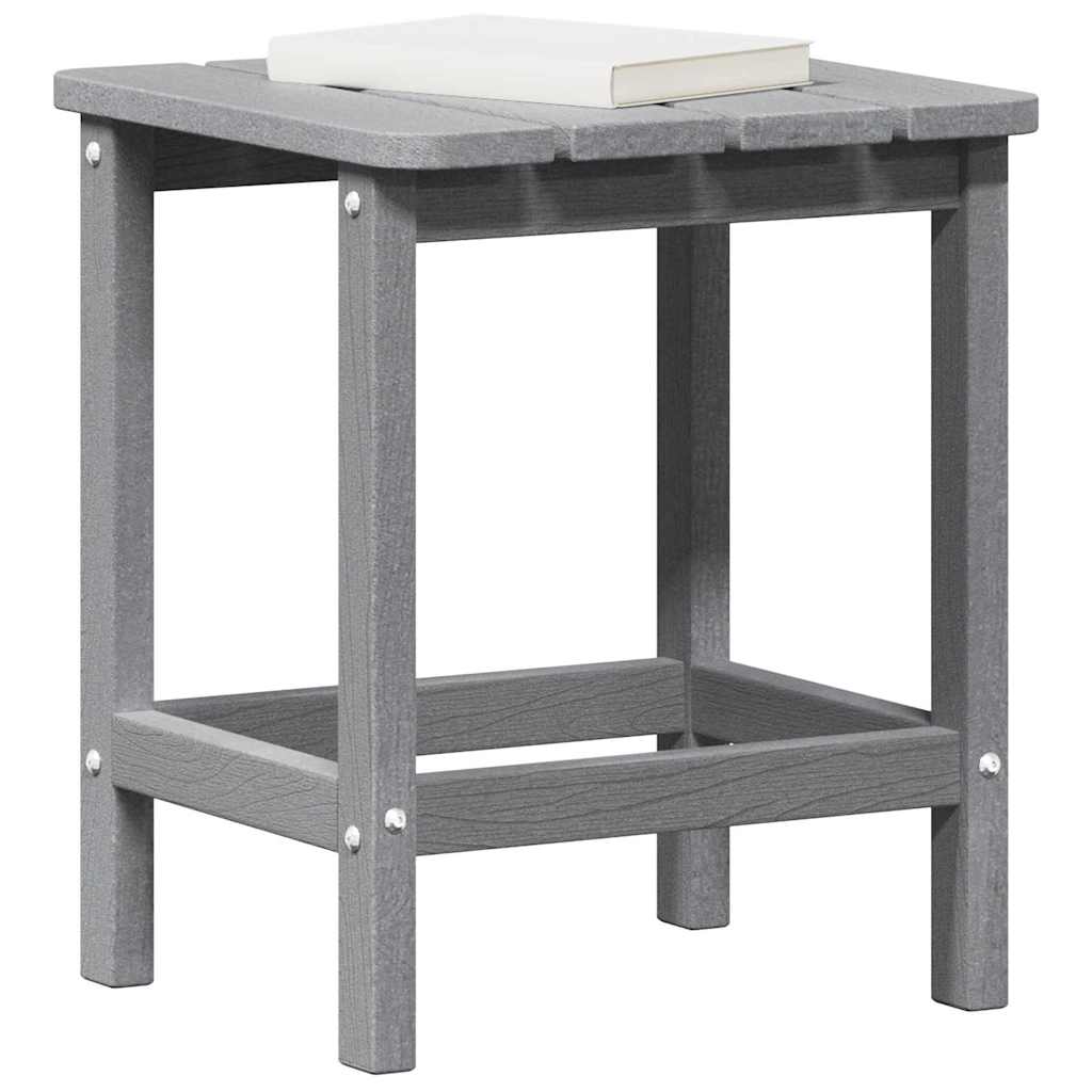 vidaXL Τραπεζάκι Πλευράς Ανοιχτό γκρι 38 x 38 x 46 εκ. Πολυαιθυλένιο