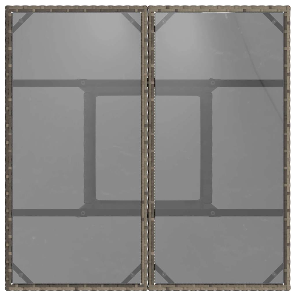 vidaXL Σετ Τραπεζαρίας Κήπου 5 τεμαχίων Γκρι Πολυρατάν