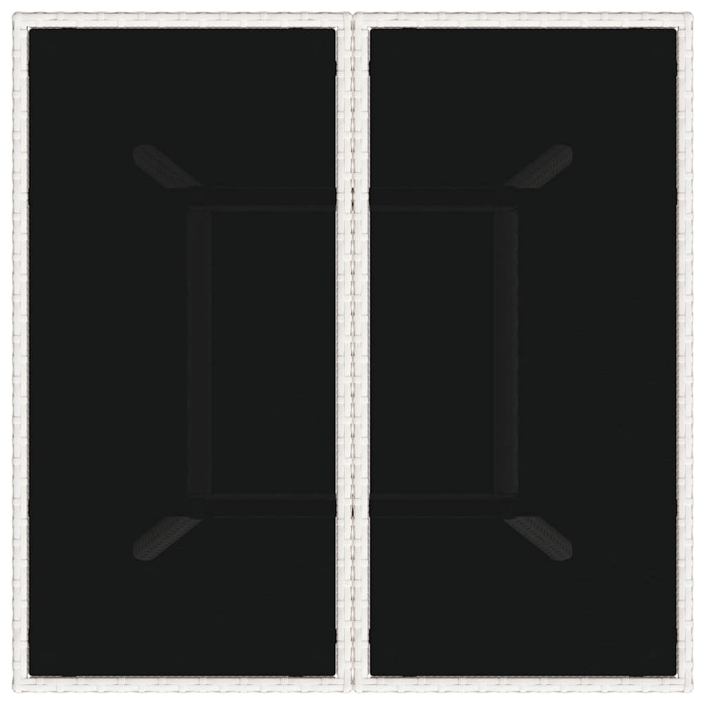 vidaXL 5 κομμάτια Σετ Τραπεζαρίας Κήπου Ανοιχτό Γκρι Πολυ-Ρατάν