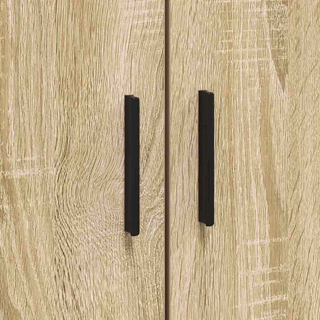 vidaXL Κρεβάτι με αποθηκευτικό χώρο Sonoma Δρυς 100 x 200 cm