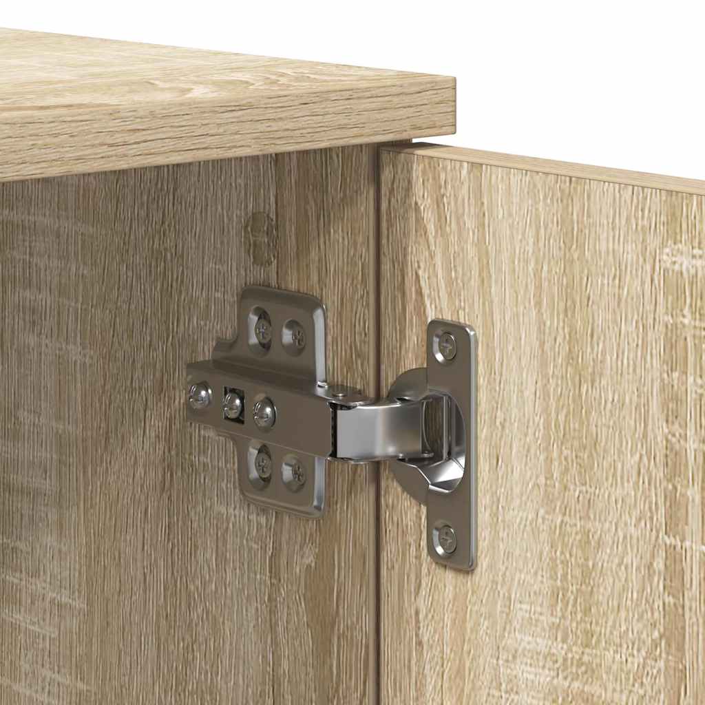 vidaXL Κρεβάτι με αποθηκευτικό χώρο Sonoma Δρυς 100 x 200 cm